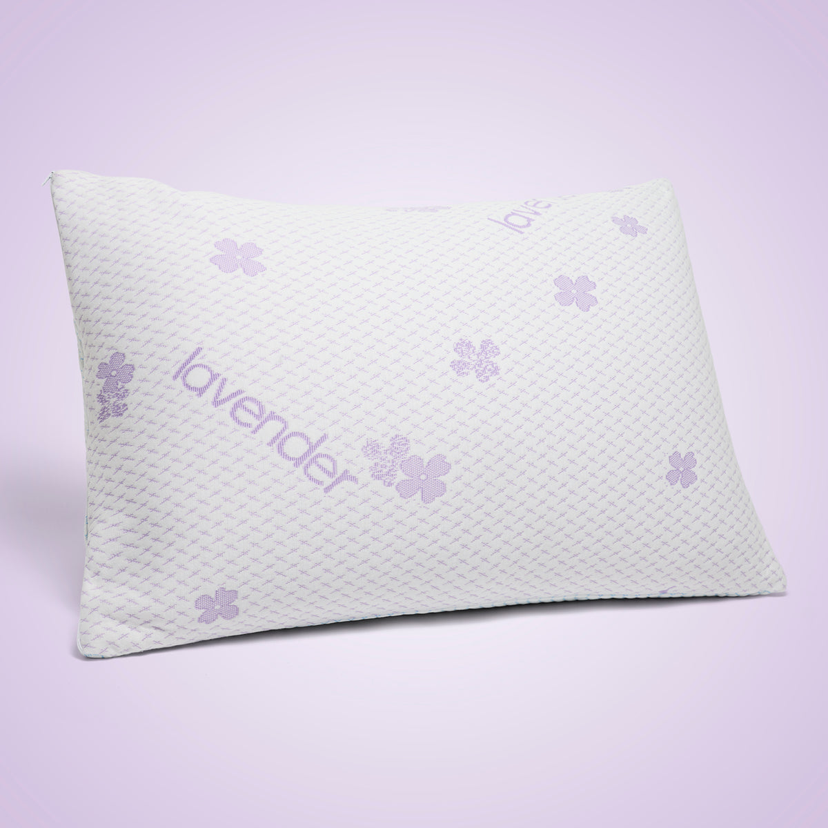 Hushly PerfectPillow – kølende memory-foam pude set forfra