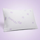 Hushly PerfectPillow – kølende memory-foam pude set forfra