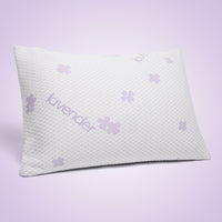 Hushly PerfectPillow – kølende memory-foam pude set forfra