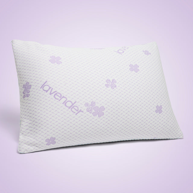 Hushly PerfectPillow – kølende memory-foam pude set forfra